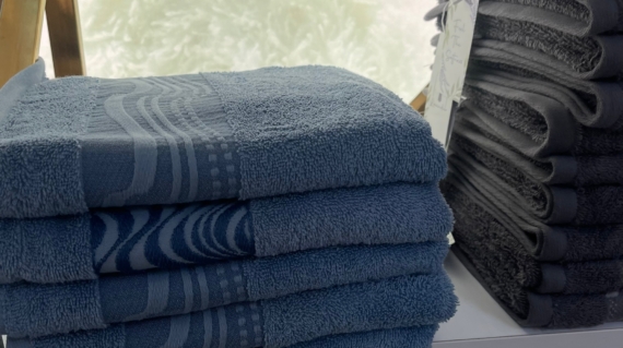 50x90 Toptan el havlusu mavi